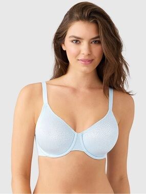 Wacoal Back Appeal Underwire Bra Style #855303 - Soft Sky - 38C